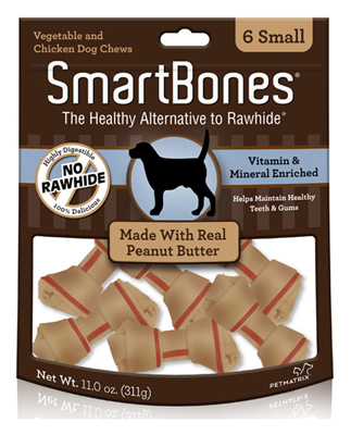 SB 6PK SM PB Dog Chew