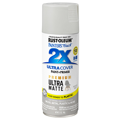 PT2X 12OZ GRY Mat Paint