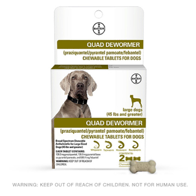 2PK LG Dog Dewormer