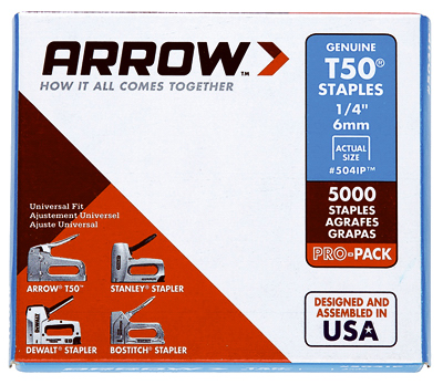 5000PK T50 1/4" Staple