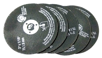 MM 5PC 3" Cut Off Disc