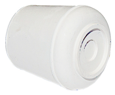 1" Off WHT Rubb Leg Tip
