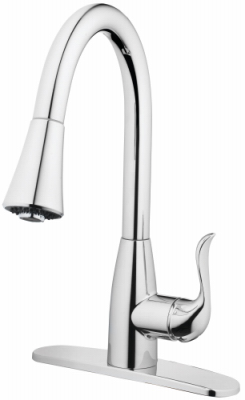 HP CHR SGL Kitch Faucet