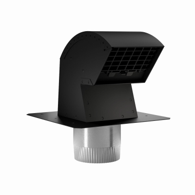4" BLK Roof Vent Cap