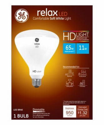 GE 11W SW BR40 Rel Bulb