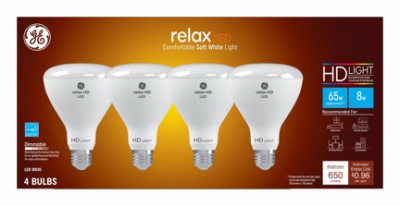 GE 4PK 8W SW Rel Bulb