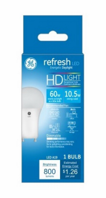 GE 10.5W Day A19 Bulb