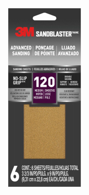 6PK 120G Sandpaper
