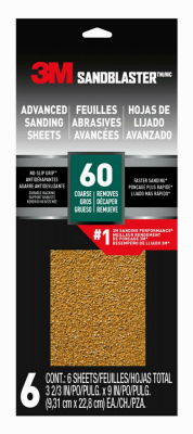 6PK 60G Sandpaper