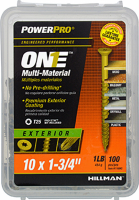 106PK10x1-3/4 EXT Screw