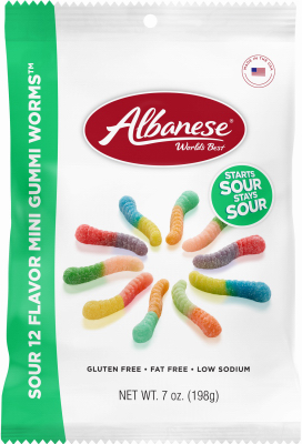 7OZ Mini Sour Worms