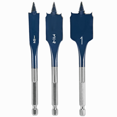 3PC Stub Spade Bit Set