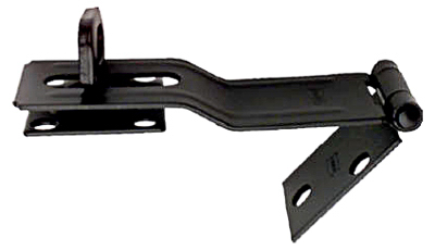 4-1/2"BLK Swiv Saf Hasp