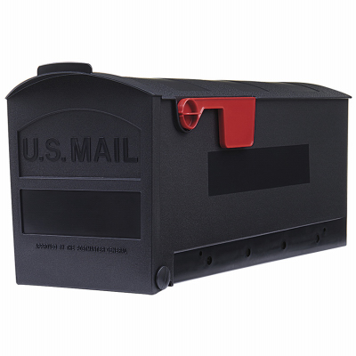 SM BLK Rural Mailbox