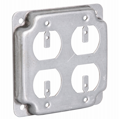 4"SQ DPLX 1/2Rise Cover