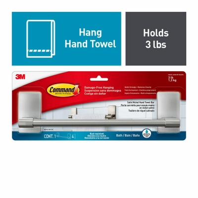 9" SN Bath Towel Bar
