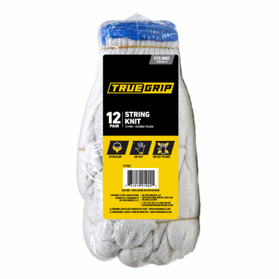 12PK LG Mens Knit Glove