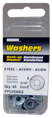 40PK Steel Washer