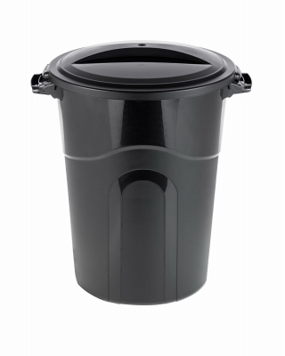 32GAL BLK Trash Can/Lid