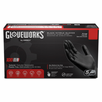 100CT XL BLK Nitr Glove