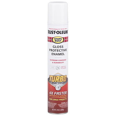 24OZ WHT GLS Turb Spray
