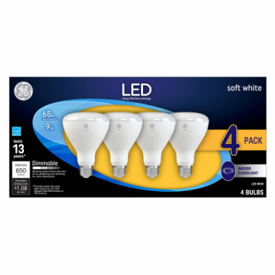 GE 4PK 10W SW R30 Bulb