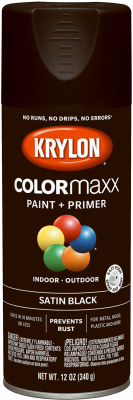 12OZ BLK Sat Paint