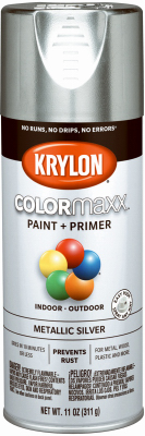 12OZ SLV Met Paint
