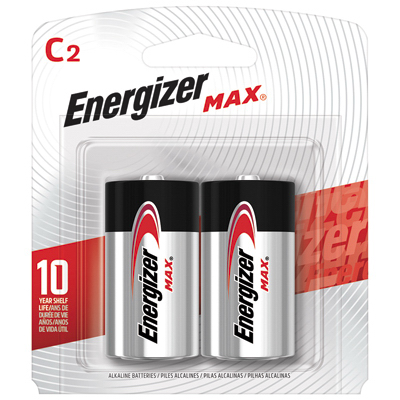 MAX 2PK C Alk Battery