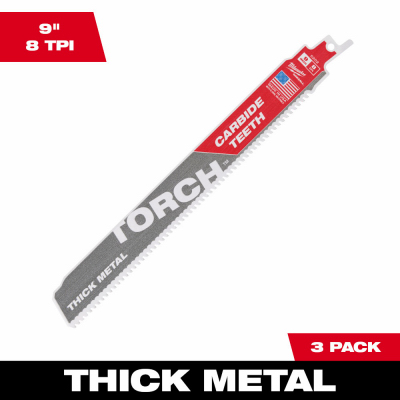 3PK 9" 7TPI Recip Blade