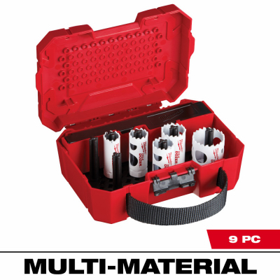 9PC GP Hole Saw Kit