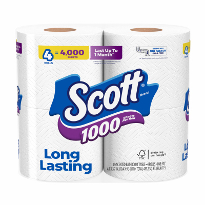 4PK Scott Bath Tissue