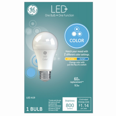GE 9W SW/Day A19 Bulb