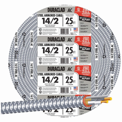 25' 14/2 Armored Cable