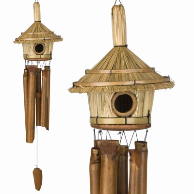 Thatch Birdhouse Chime