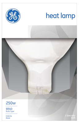 GE 250W CLR Heat Bulb