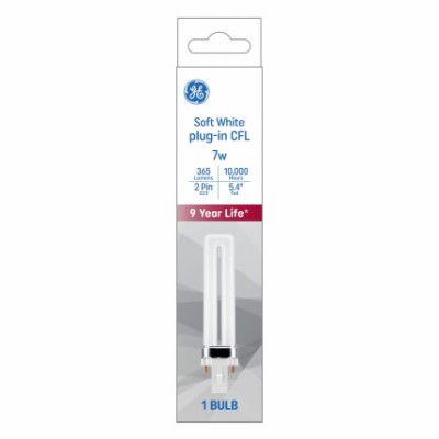 GE 7W Fluo Repl Bulb