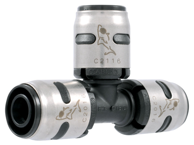 1/2" Evo Push Conn Tee