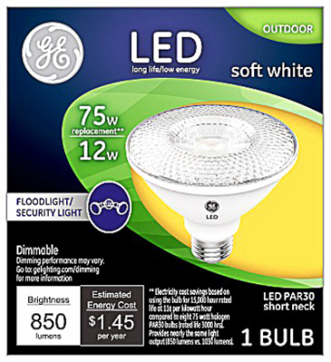 GE12W SW Par30 FLD Bulb
