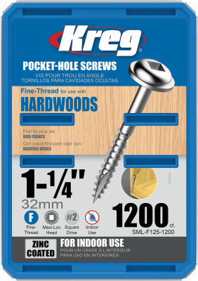 1200CT Fine Hole Screws
