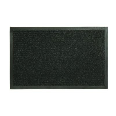 18x28 BLK FLR DR Mat