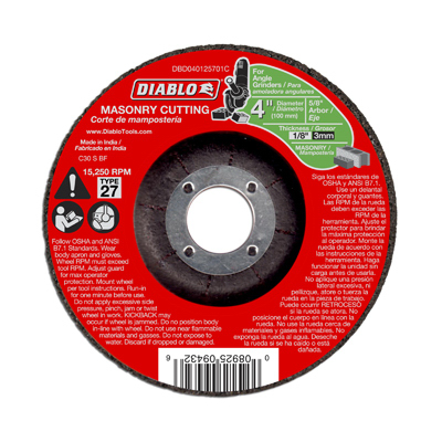 4x1/8x5/8 MAS Cut Disc