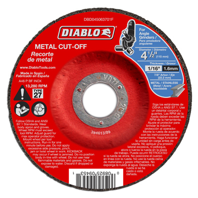 4-1/2x1/16x7/8 MTL Disc