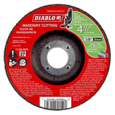 4.5x7/8x7/8 MAS Disc