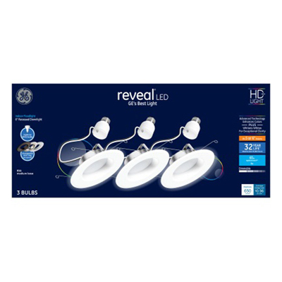 GE 3PK 8W Rev Retro Kit