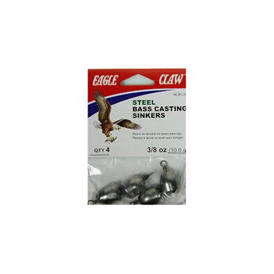 4PK 3/8OZ NLCast Sinker