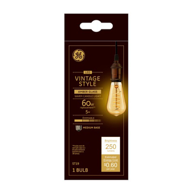 GE 5W WW Cand Vint Bulb