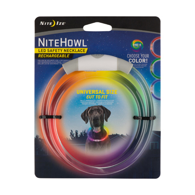 LED Safe Dog Necklace