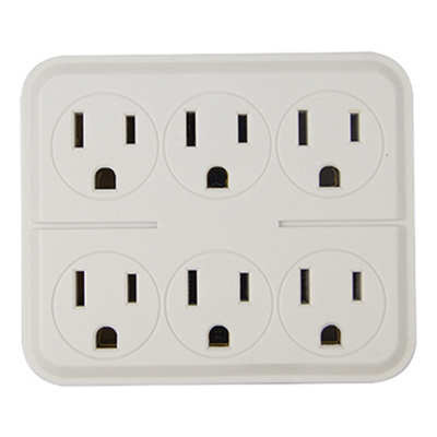 ME WHT 6 Outlet Tap