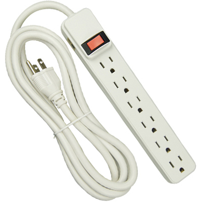 WHT6OutXL Power Strip